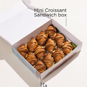 Mini Croissant Sandwich Box