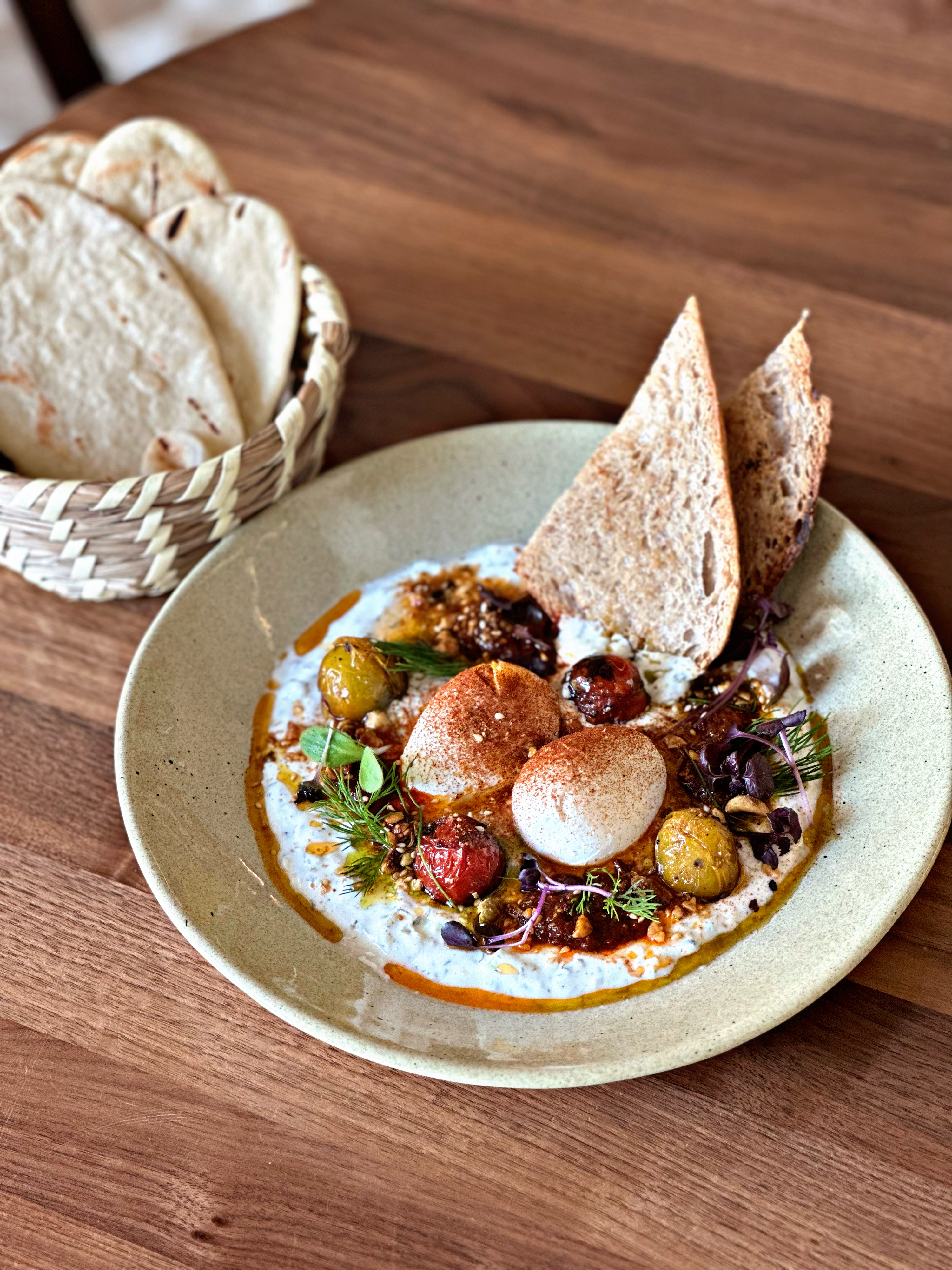 Arranged Food and Objects