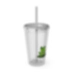 Frog Tumbler with Straw, 16oz