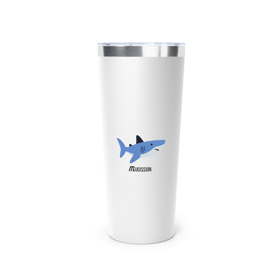 Shark Copper Vacuum Insulated Tumbler, 22oz