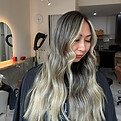 Hair gloss service for radiant shine and colour refresh