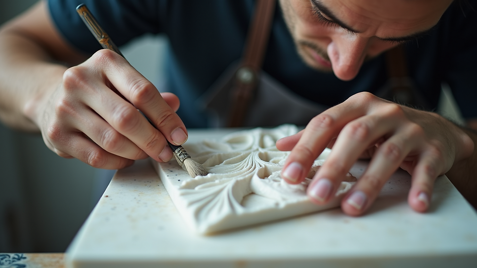 Laboratorio d'Arte: Creazioni Uniche in Fibra e Marmo