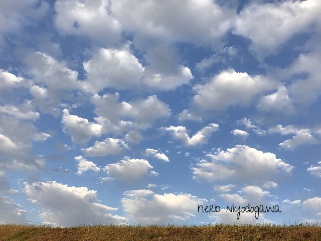 青い空