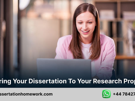 Can the dissertation be tailored to my research proposal?