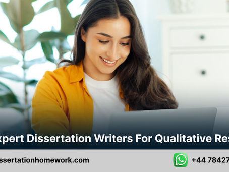 Can dissertation writers help with qualitative research?