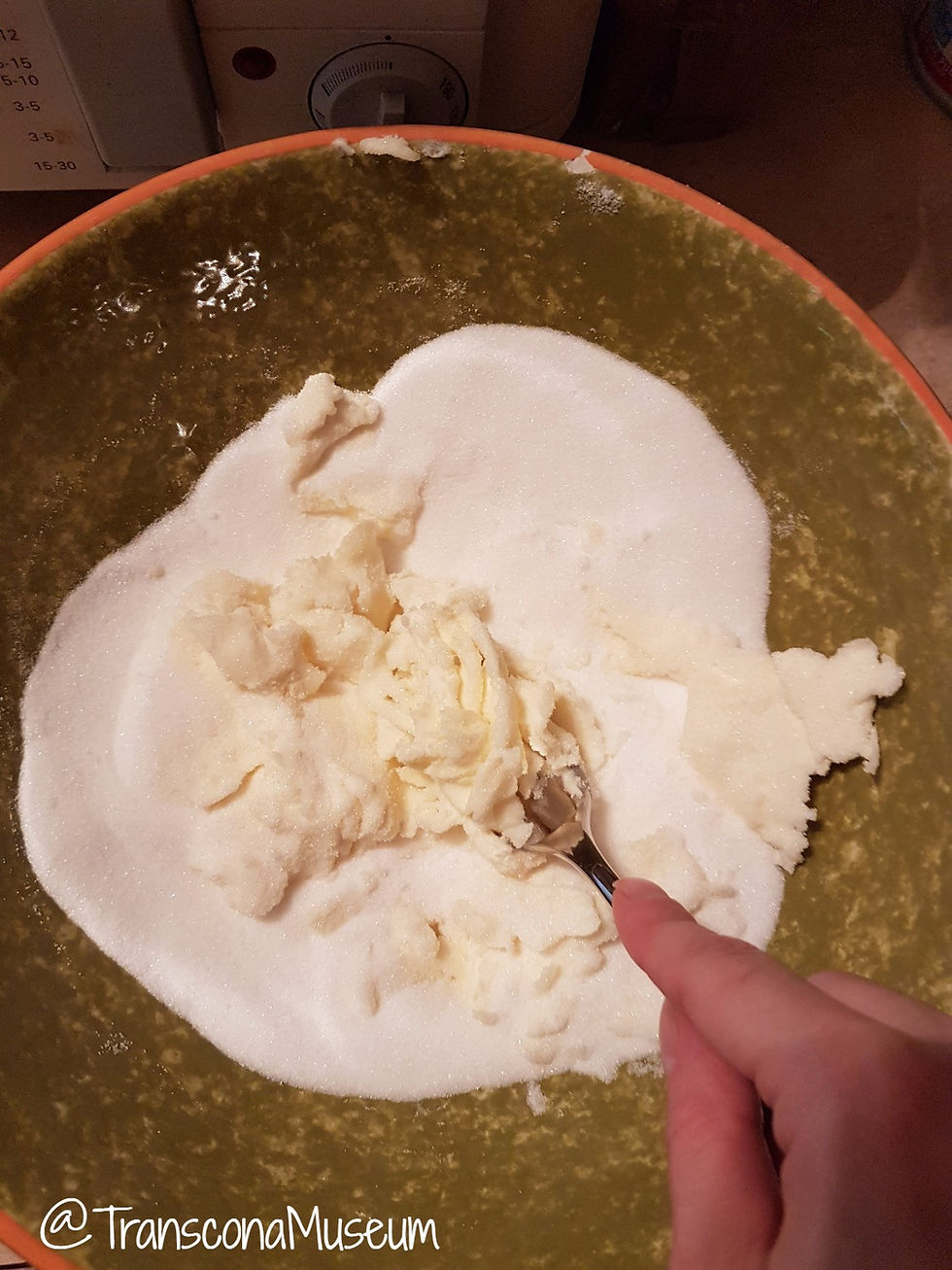 Adding sugar to cheese