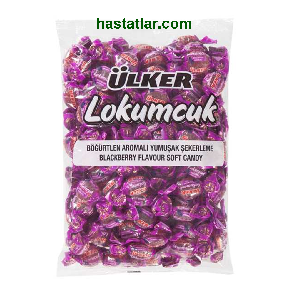 Ülker Lokumcuk Böğürtlen Aromalı Yumuşak Şekerleme 1 Kg.