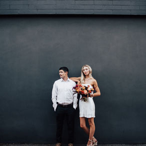 Ellie + Jesse Downtown Salt Lake City Retro Elopement | Utah Elopement Photographer