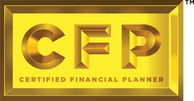 CFP Certified Financial Planner logo in gold