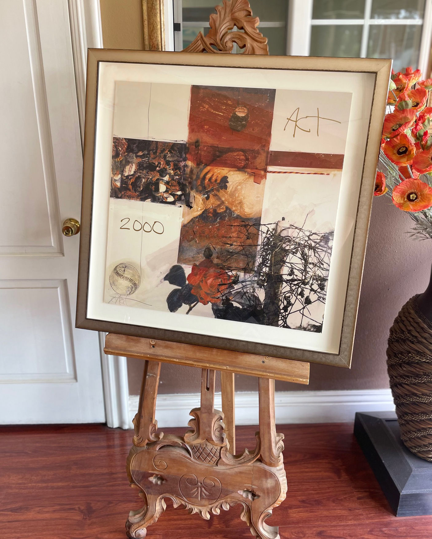 'Act 2000' with Gold Metallic Frame