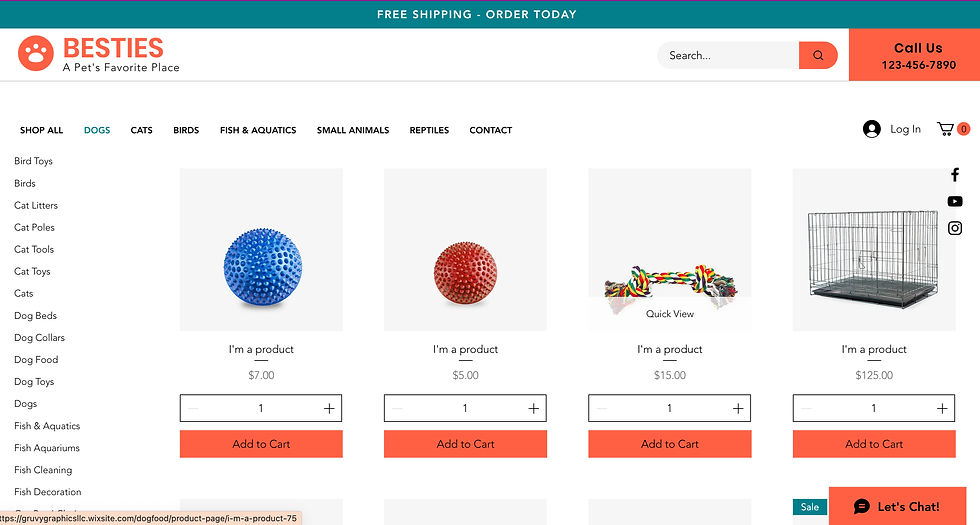 Thumbnail: Pet Supply Template