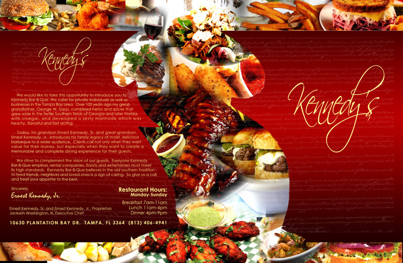 menu design template