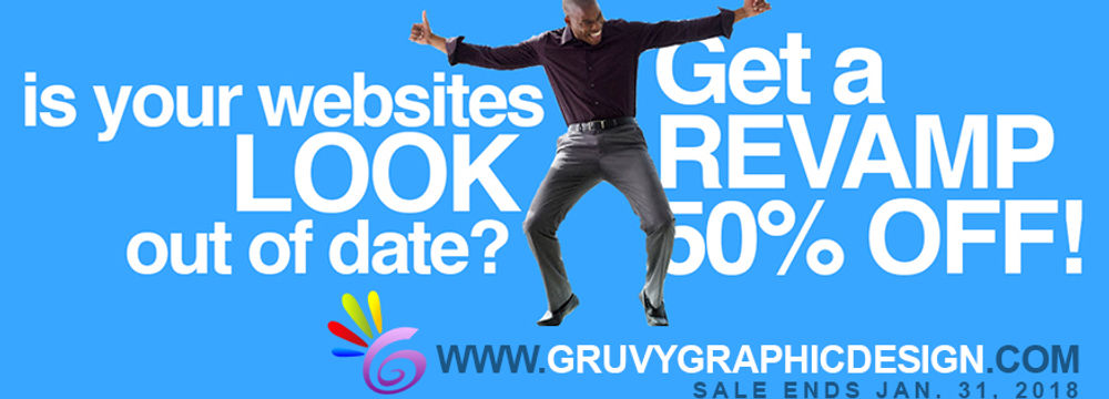 Get a website revamp for 50% off