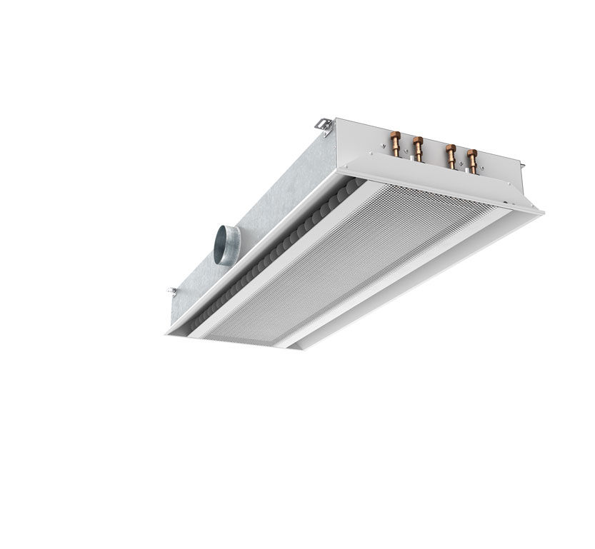 Dunstabzugshaube in Chrom als 3d Rendering