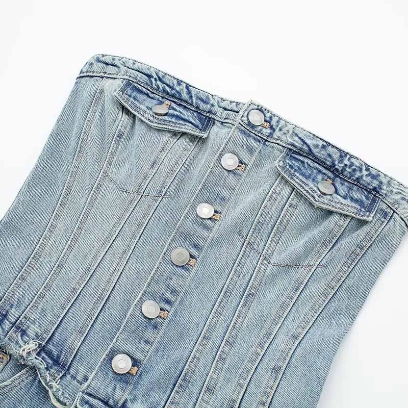 Thumbnail: Denim Vintage Jumpsuit 