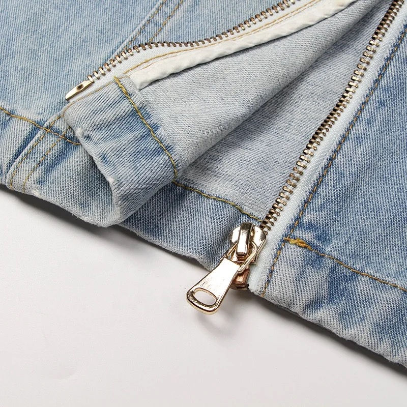 Thumbnail: Denim Bow Tie Blouse 