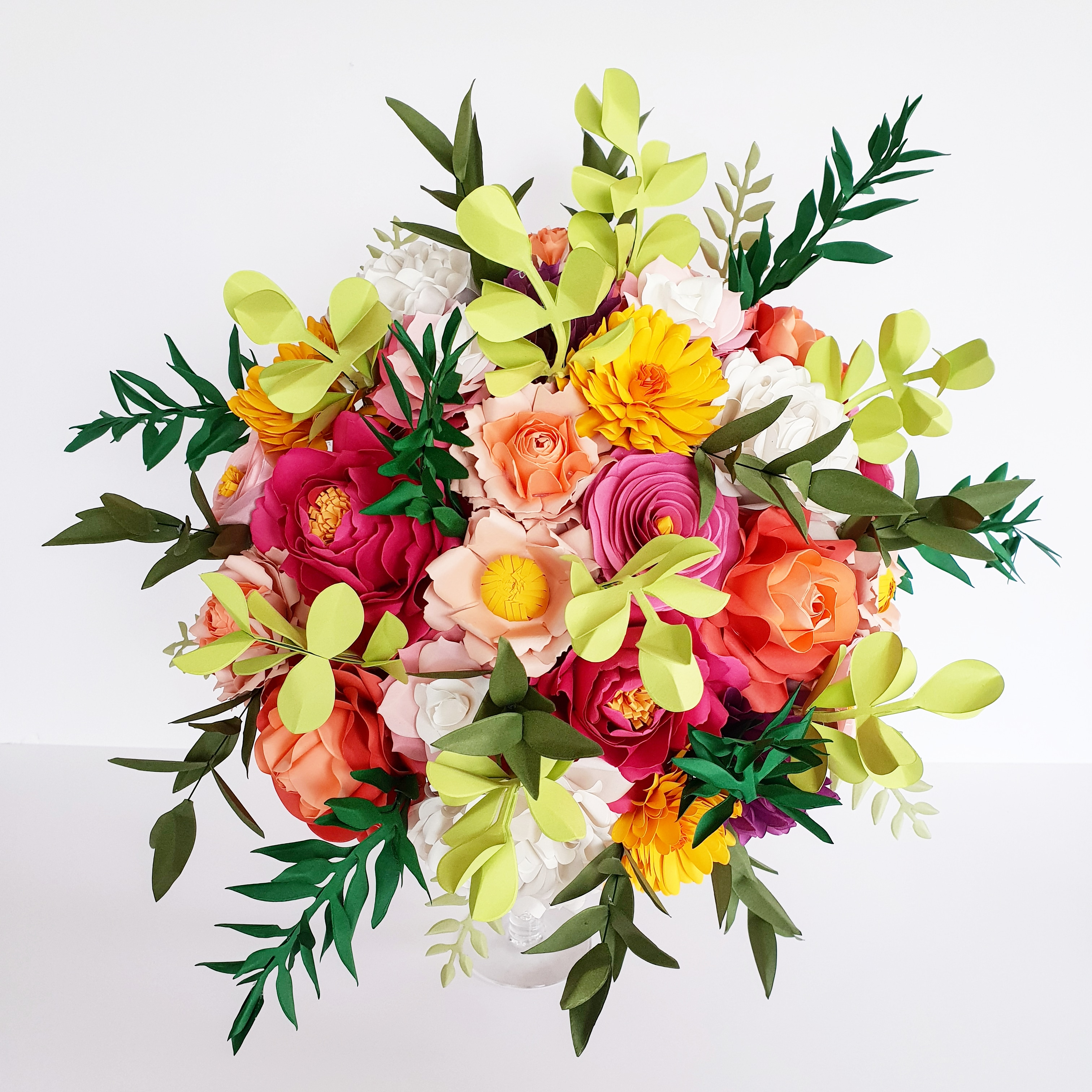 Paper Flowers Wedding Bouquet UK Bridal