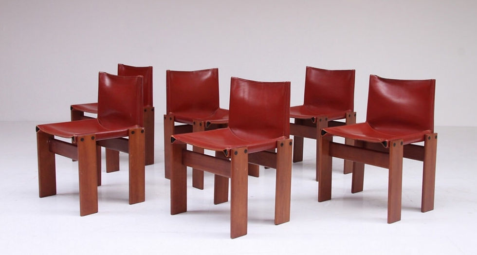 SEDIE MONK by Afra e Tobia Scarpa for Molteni. Source: Andrea Boggio - Flickr.