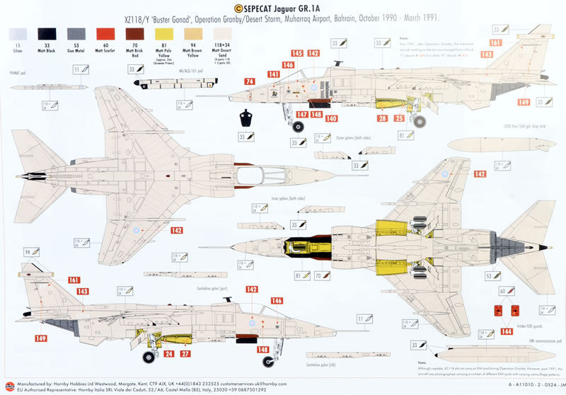 Thumbnail: Airfix SEPECAT Jaguar GR.1/GR.1A