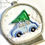 Thumbnail: Set Of 3 Snow globe Tree Decorations
