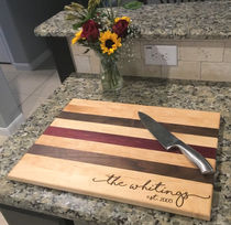 3 Species Face Grained Board with Laser Engraving