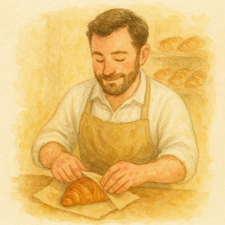 An illustration of a baker
