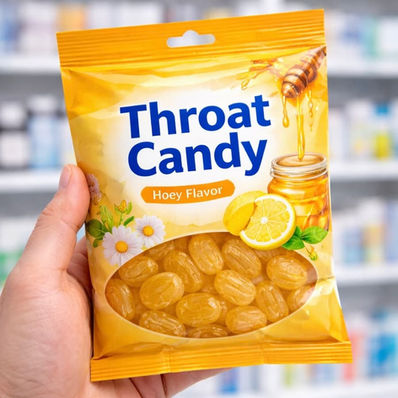 a bag of throat candy