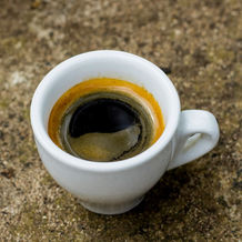 A cup of espresso 