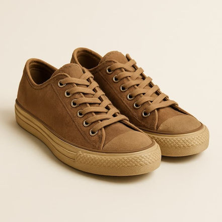 A pair of brown sneakers. Beginner ESL lesson