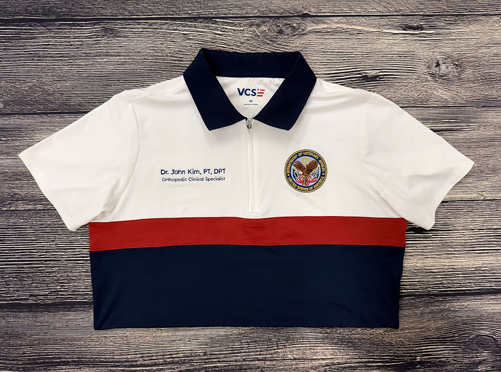 Monogrammed VA Polo