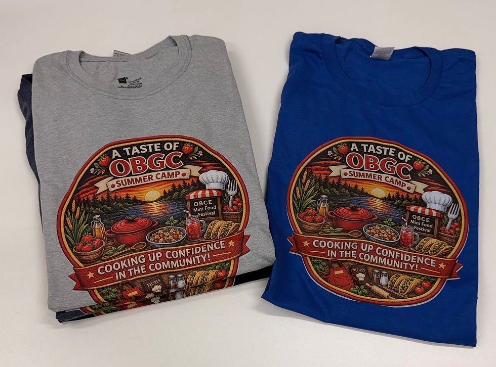 Cooking Summer Camp Shirts