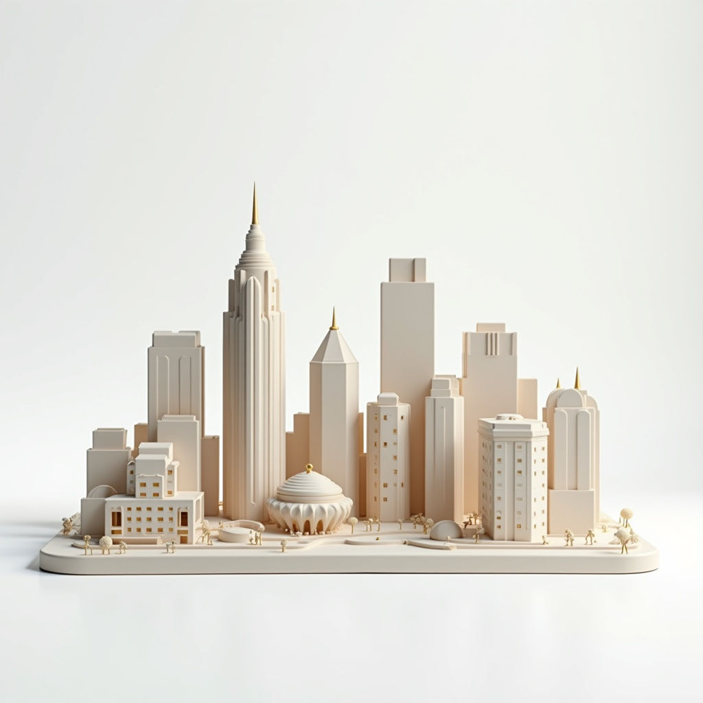 Bangalore Skyline Miniature
