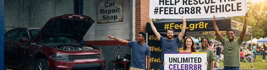 MISSION: RESCUE THE #FEELGR8R VEHICLE 