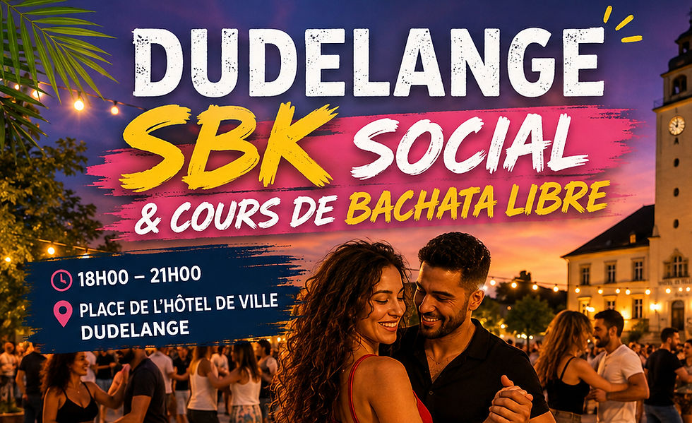 DUDELANGE - SBK Social & Cours GRATUIT de Bachata Libre