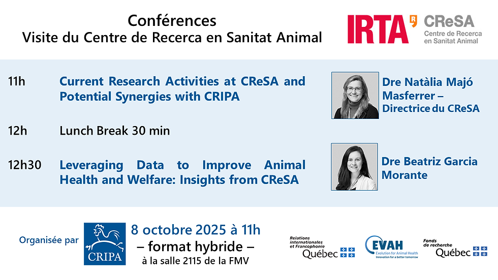Conference: Leveraging Data to Improve Animal Health and Welfare: Insights from CReSA