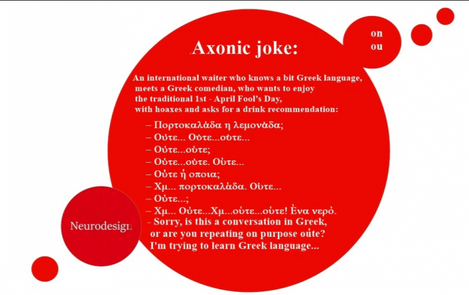 Axonic Joke by the writer Mihaela Plesca