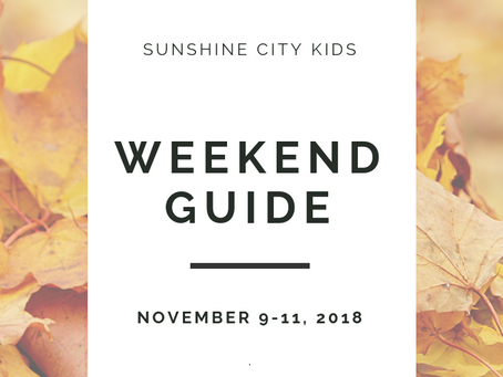 Weekend Guide: November 9 - 11