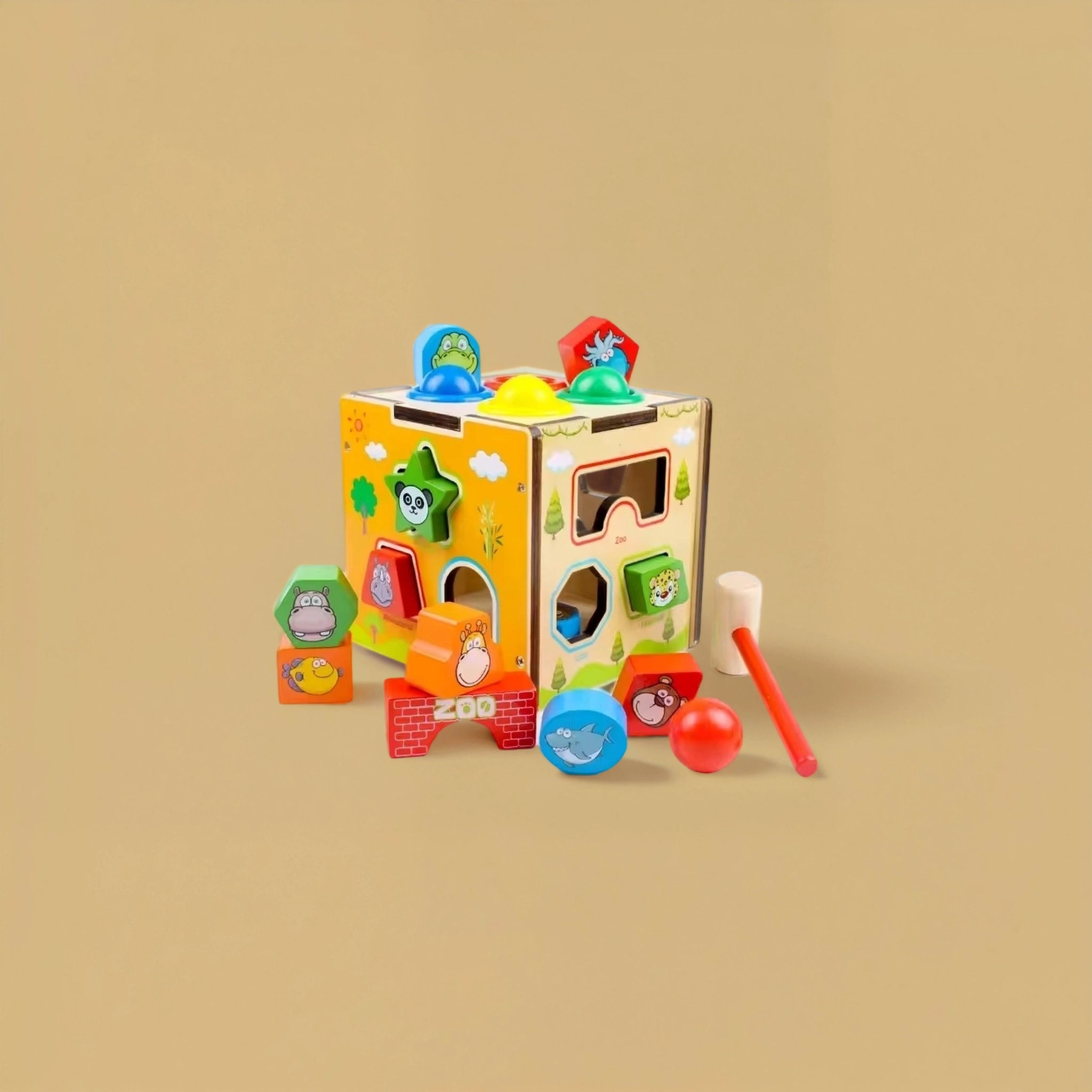 Medinis edukacinis žaislas – ankstyvojo ugdymo rinkinys