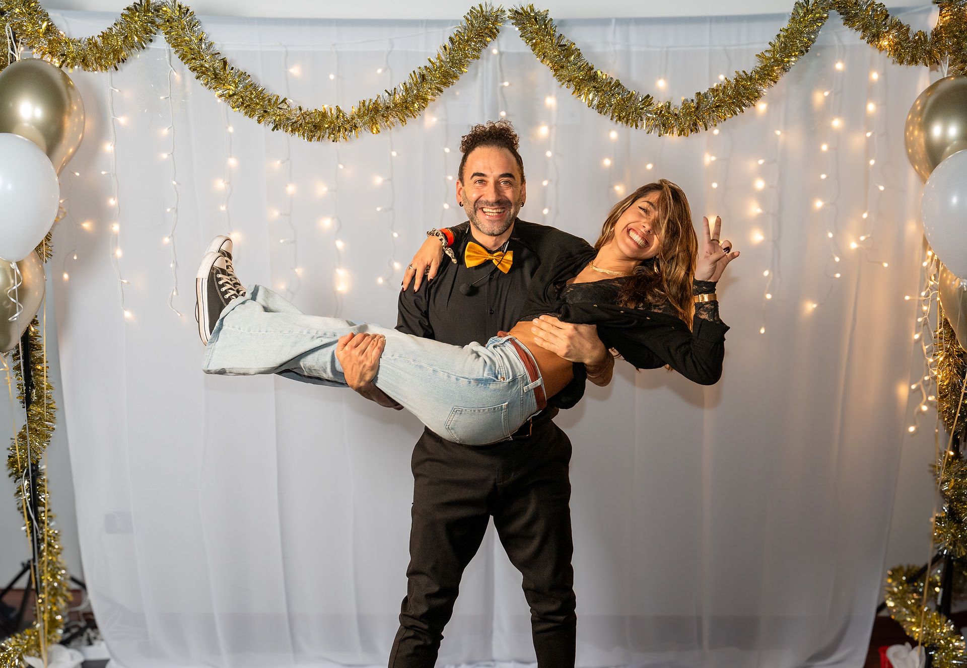 Andrea Guillermina & Friends alla Festa di Natale Xdance con Bachata e Salsa :Xmas Dance Party & Friends