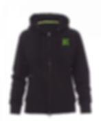 Miniatura: Felpa Nera Donna Xdance con Zip