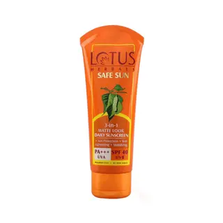 Lotus Herbals Safe Sun 3-in-1 Matte Daily Sunscreen SPF 40