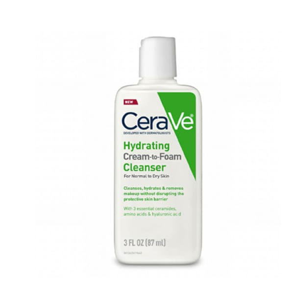 CeraVe Hydrating Cream To Foam Cleanser Treatment 2.9 fl oz
