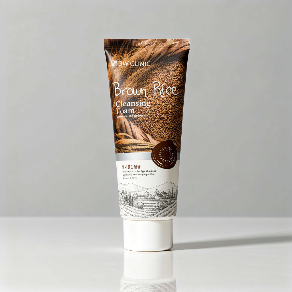 3W Clinic Brown Rice Foam Cleansing 100ml | Face Wash