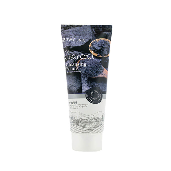 3W Clinic Charcol Foam Cleansing 100ml – Face Wash