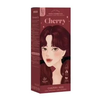 Cherry Red hair dye box featuring an illustrated woman.