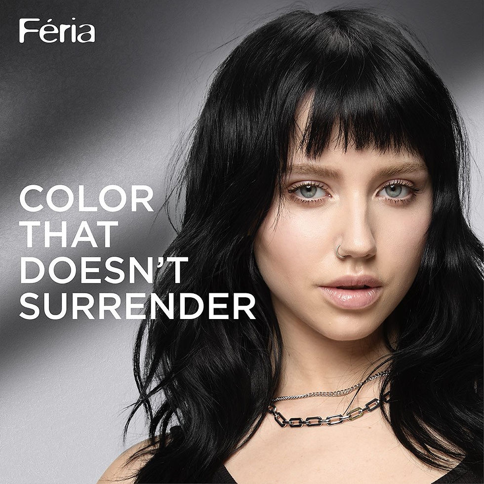 Thumbnail: Loreal Feria Multi-Faceted Shimmering Permanent Hair Color 10 Jet Black