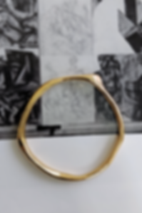 The Shape Of Sound Bangle Ethical Gold Plated