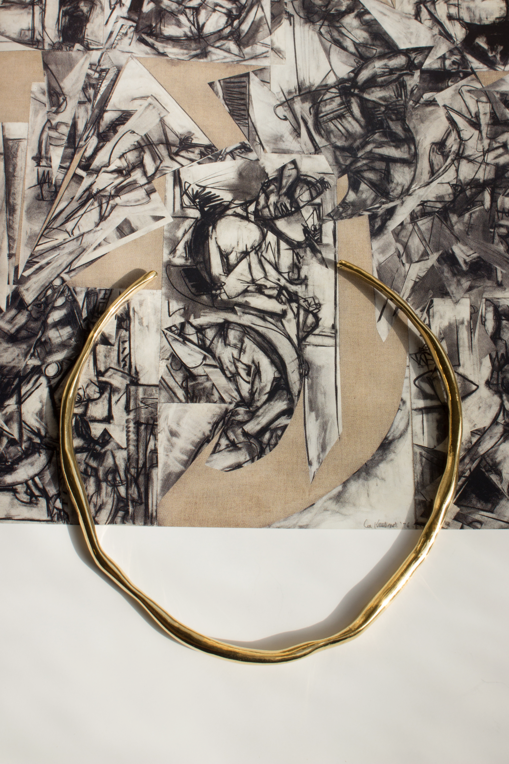 The Shape Of Sound Necklet Ethical Gold Plated