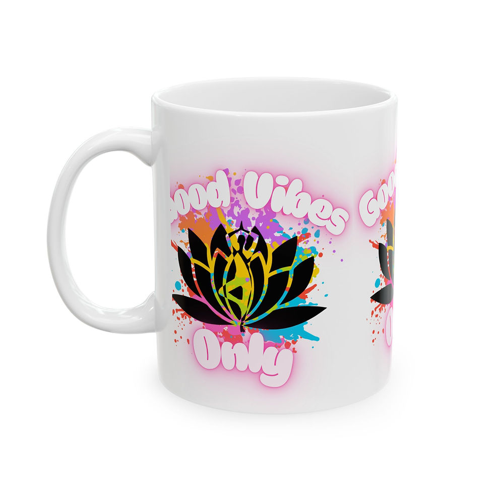 Thumbnail: Good Vibes Only Ceramic Mug | Positive Affirmation