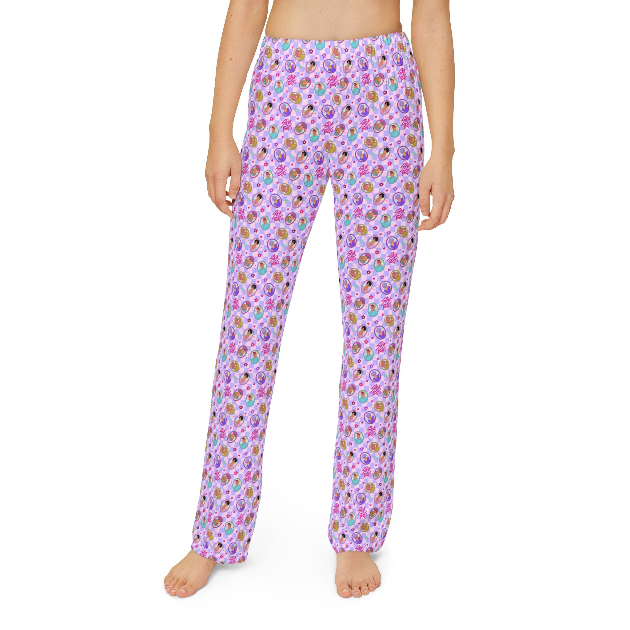 K-Pop Demon Hunters Kids Print Lounge Pants — KPDH AOP Cozy Pajama Bottoms